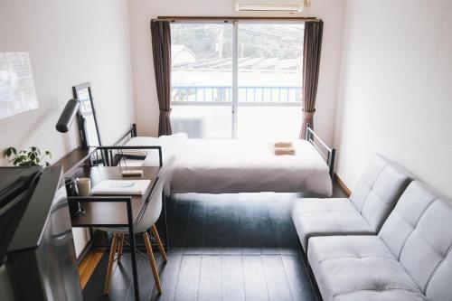 Bedroom in the Hacker House accommodation